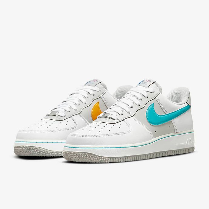 花花店NIKE AIR FORCE 1 07 LV8 EMB 男運動鞋白色- O2Gether